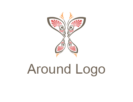 flourish butterfly illustration