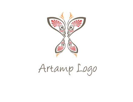 flourish butterfly illustration