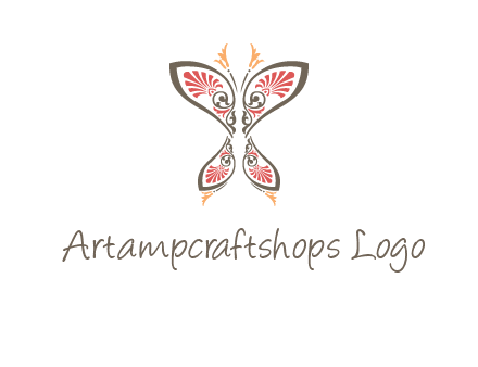flourish butterfly illustration