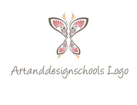 flourish butterfly illustration