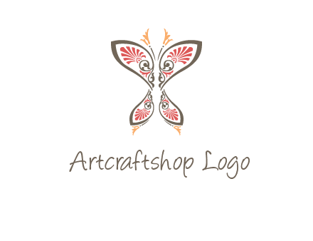flourish butterfly illustration