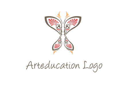 flourish butterfly illustration