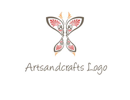 flourish butterfly illustration
