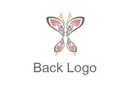flourish butterfly illustration