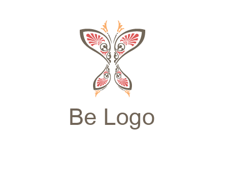 flourish butterfly illustration