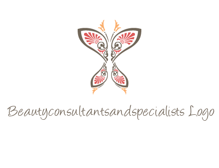 flourish butterfly illustration