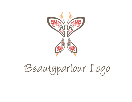 flourish butterfly illustration