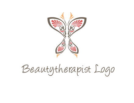 flourish butterfly illustration