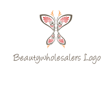 flourish butterfly illustration