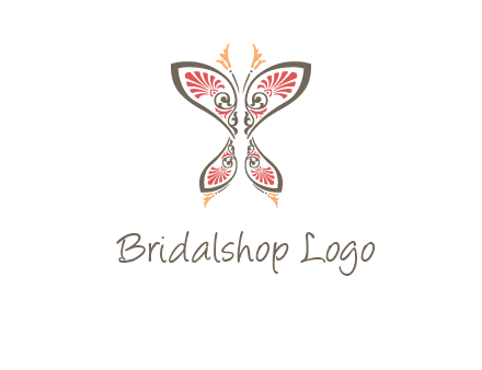 flourish butterfly illustration