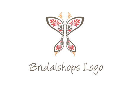 flourish butterfly illustration