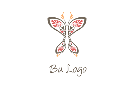 flourish butterfly illustration