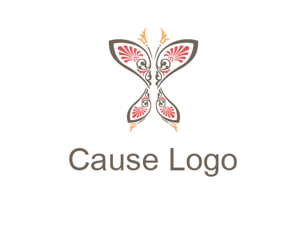 flourish butterfly illustration