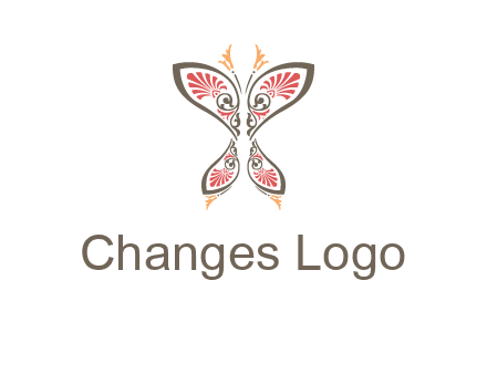 flourish butterfly illustration