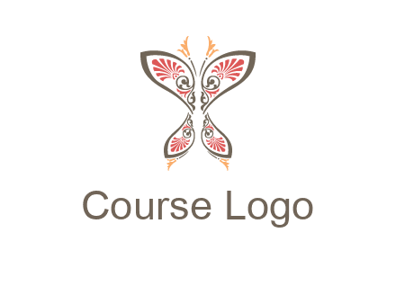 flourish butterfly illustration