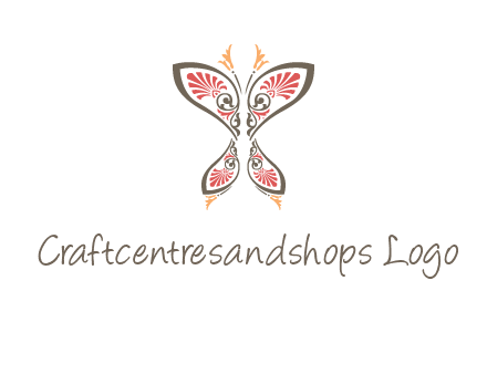 flourish butterfly illustration