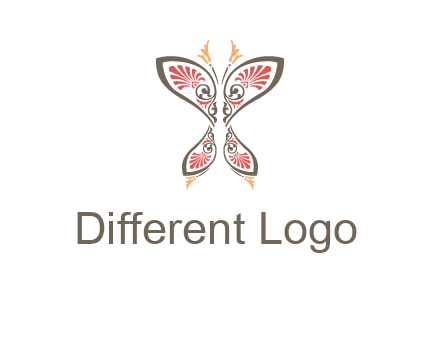 flourish butterfly illustration