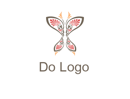 flourish butterfly illustration