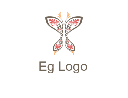 flourish butterfly illustration
