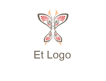 flourish butterfly illustration