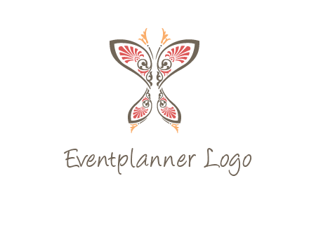 flourish butterfly illustration
