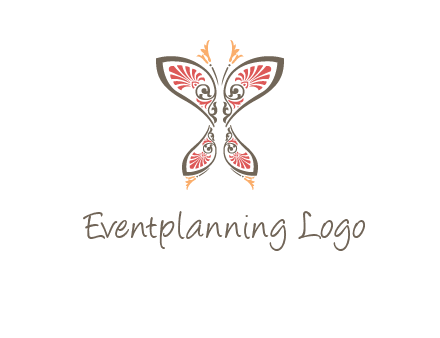 flourish butterfly illustration
