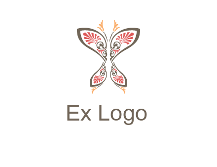 flourish butterfly illustration
