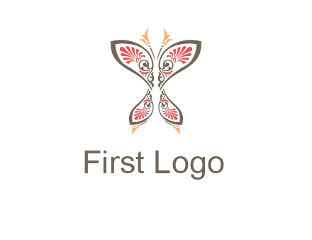 flourish butterfly illustration