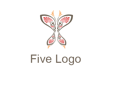 flourish butterfly illustration