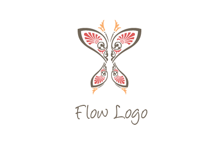 flourish butterfly illustration