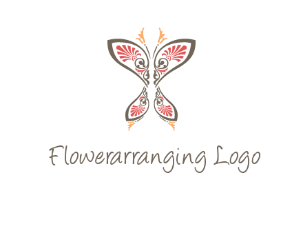 flourish butterfly illustration