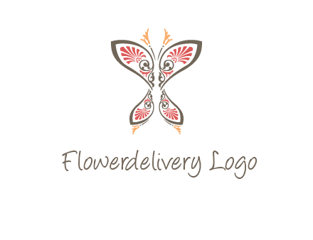 flourish butterfly illustration