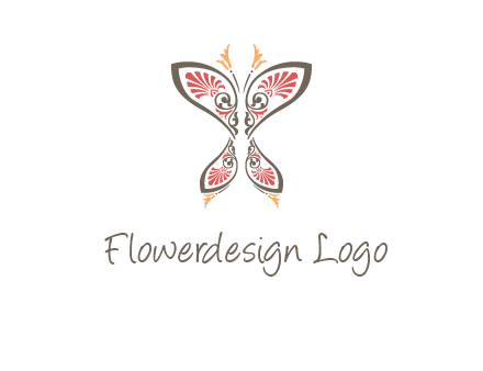 flourish butterfly illustration