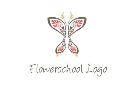 flourish butterfly illustration