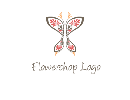 flourish butterfly illustration