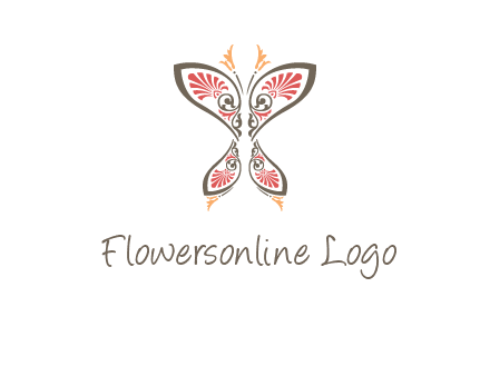 flourish butterfly illustration