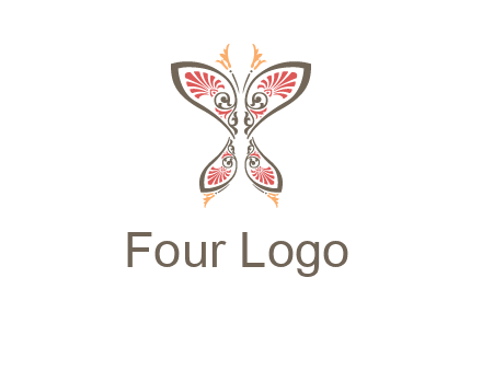 flourish butterfly illustration