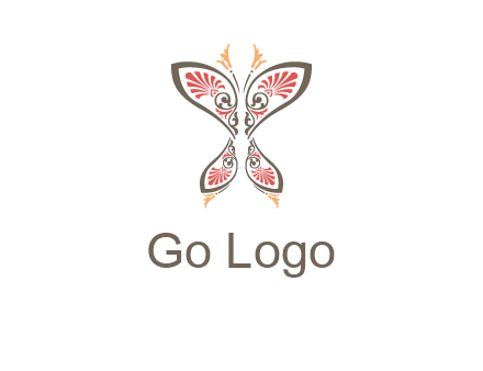 flourish butterfly illustration
