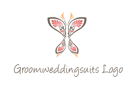 flourish butterfly illustration