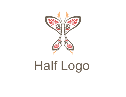 flourish butterfly illustration