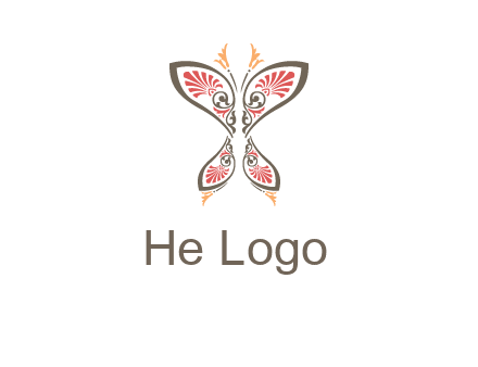 flourish butterfly illustration