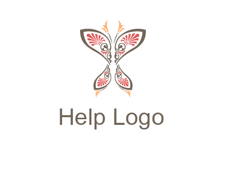 flourish butterfly illustration