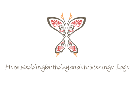 flourish butterfly illustration
