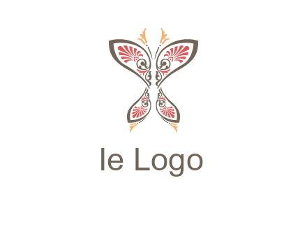 flourish butterfly illustration