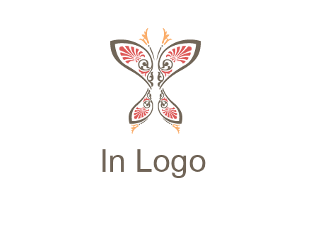 flourish butterfly illustration
