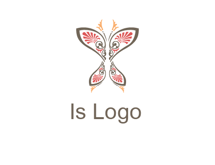 flourish butterfly illustration