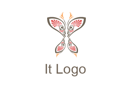 flourish butterfly illustration