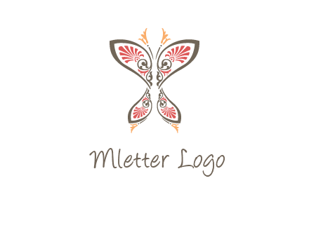 flourish butterfly illustration