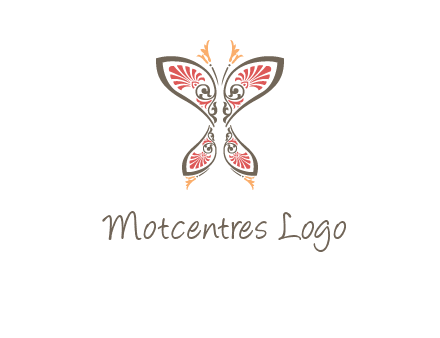 flourish butterfly illustration
