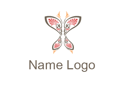 flourish butterfly illustration